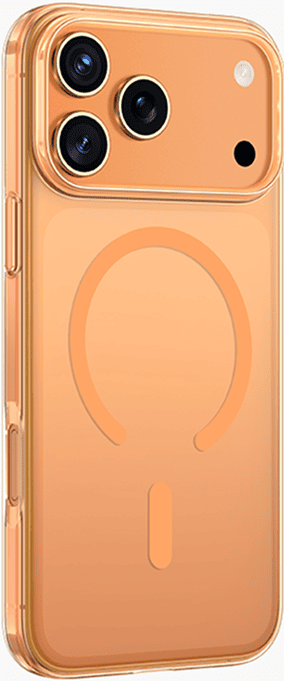 Чехол Keephone X-Crystal MagSafe Case для iPhone 17 Pro Max , Orange