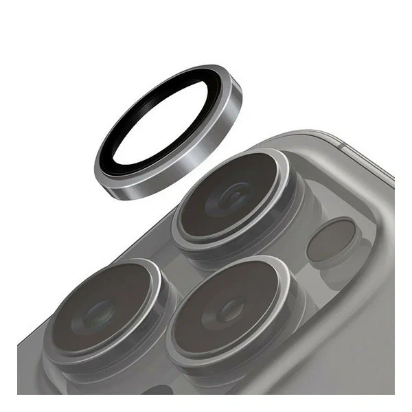 Защитные линзы Keephone Kevlar Lens на камеру iPhone 16 Pro Max, TwilBlack Защитные линзы Keephone Kevlar Lens на камеру iPhone 16 Pro Max, TwilBlack