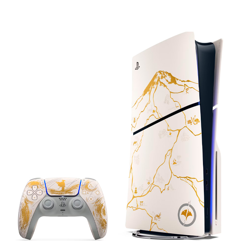 Игровая приставка Sony PlayStation 5 Slim 1Tb Ghost of Yotei Gold Limited Edition + Ghost of Yotei