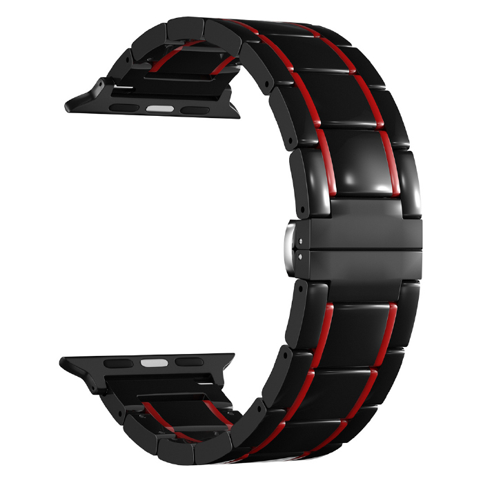 Ремешок блочный для Apple Watch 38/40/41мм, керамика, цветной