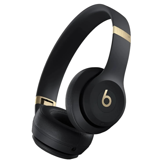 Беспроводные наушники Beats Solo 4 Wireless Headphones Matt Black & Gold
