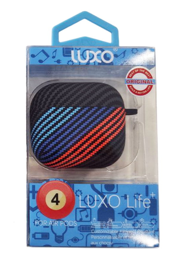 Чехол LUXO Carbon для Airpods 4 M Series