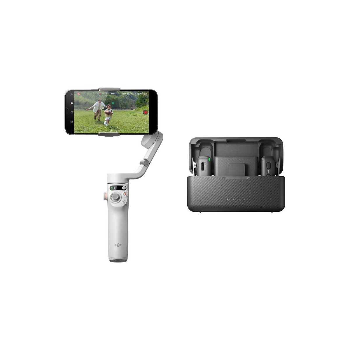 Электронный стабилизатор DJI Osmo Mobile 6 Vlog Combo Platinum Gray Электронный стабилизатор DJI Osmo Mobile 6 Vlog Combo Platinum Gray