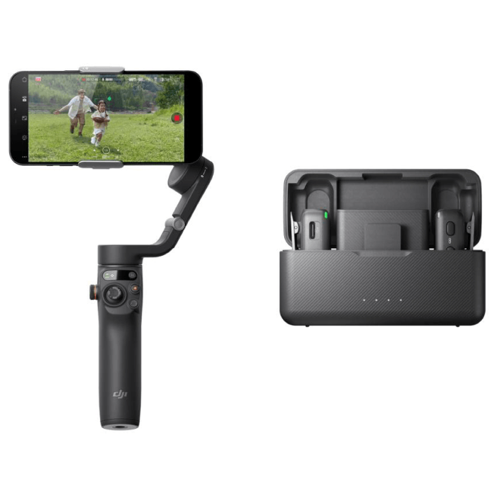 Электронный стабилизатор DJI Osmo Mobile 6 Vlog Combo Slate Gray Электронный стабилизатор DJI Osmo Mobile 6 Vlog Combo Slate Gray