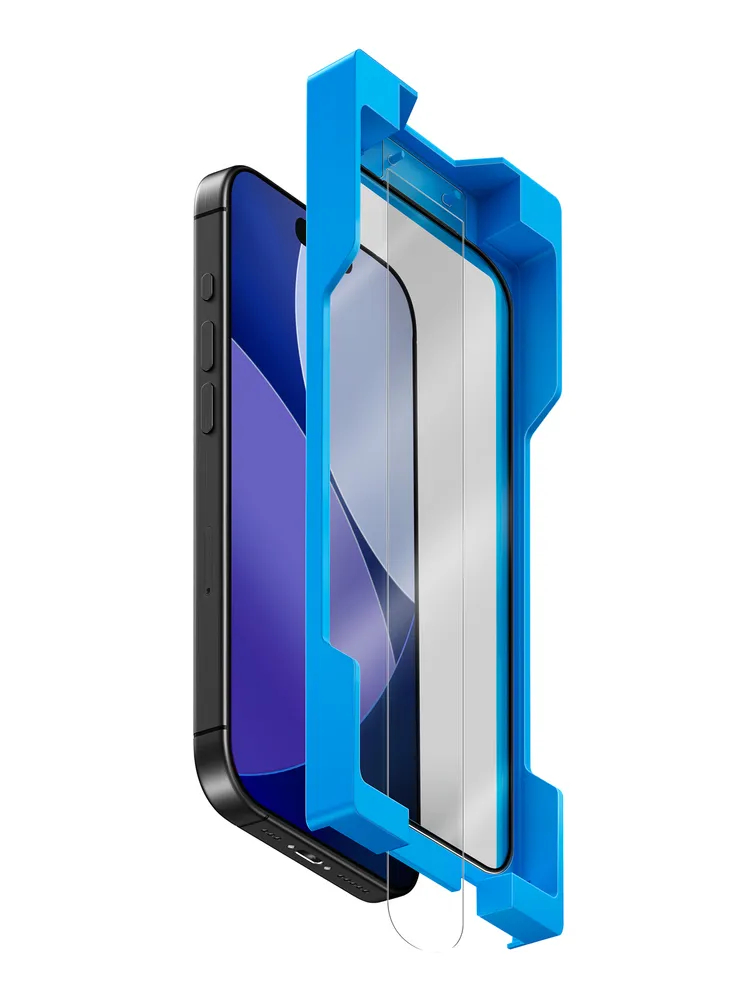 Защитное стекло Uniq для iPhone 17 Pro Max OPTIX EXOFit Vivid Anti-Dust Filter Black (+PRO applicator)