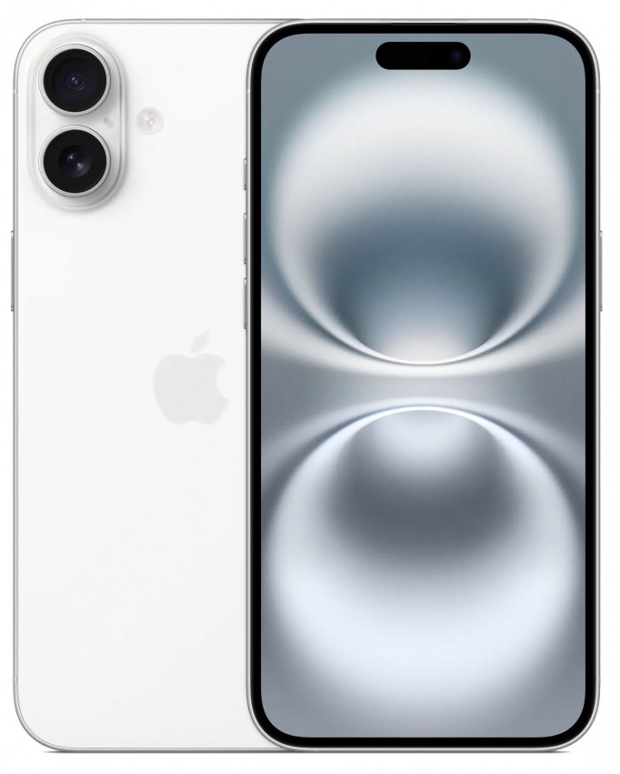 Смартфон Apple iPhone 16 Plus 128Gb White (1 sim + eSIM)
