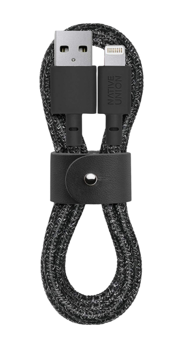Кабель Native Union BELT CABLE, USB-A/USB-C 1,2м., черный космос