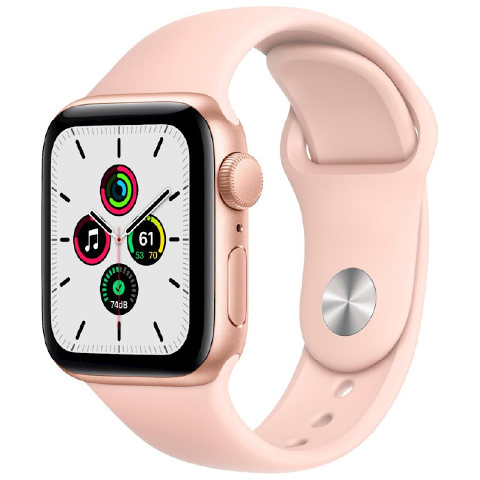 Ремешок спортивный для Apple Watch 38/40/41мм, розовое золото