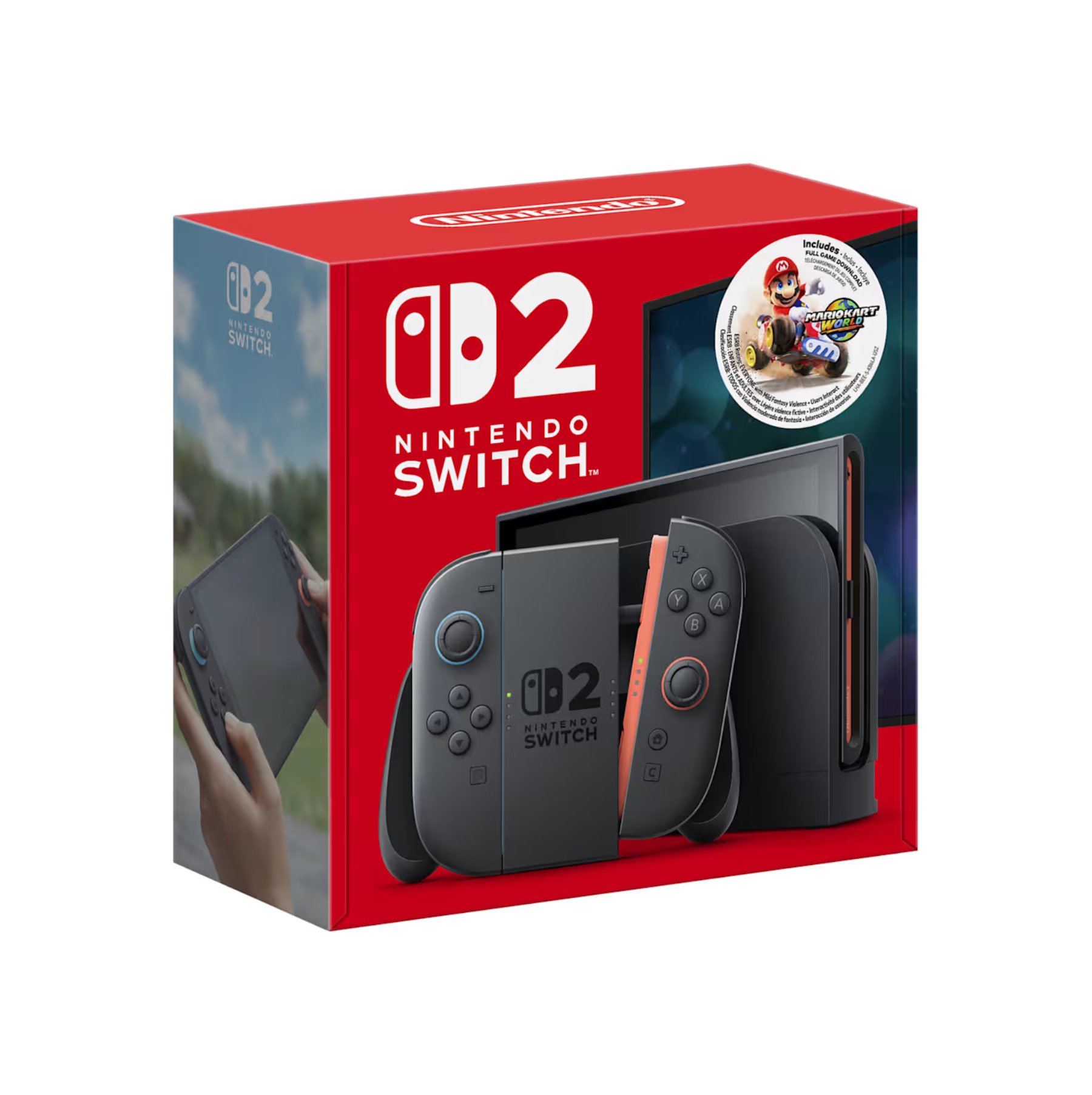 Портативное игровое устройство Nintendo Switch 2 + Mario Kart World Bundle