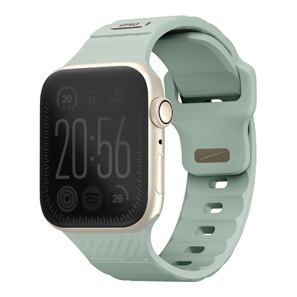 Ремешок Uniq для Apple Watch 41/40/38 mm STRIDE FKM Rubber Iceplant Green