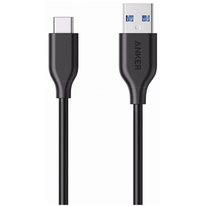 Кабель Anker Powerline USB-C to USB 3.0 1,8 м Black
