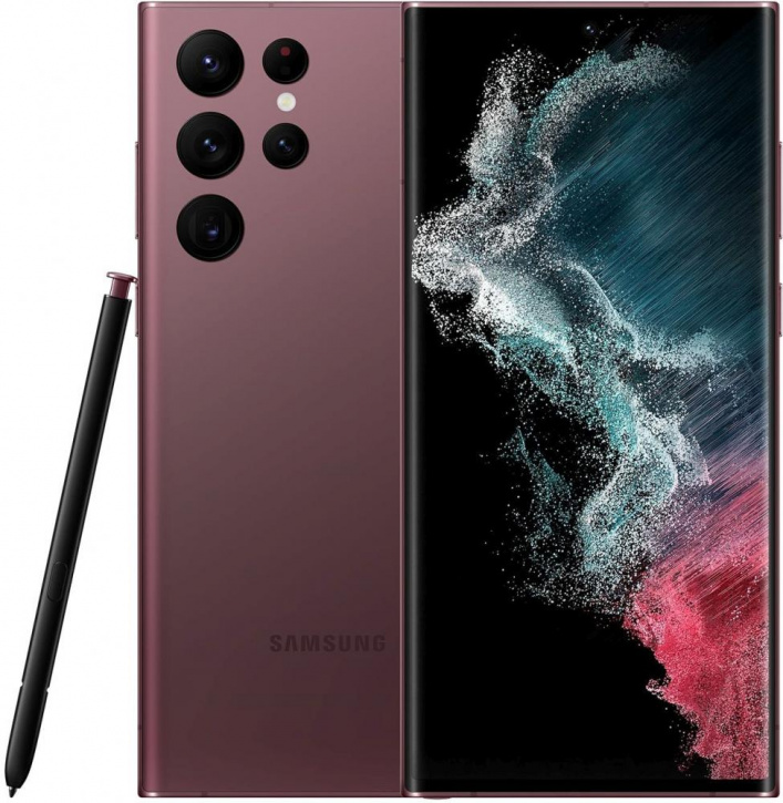 Samsung Galaxy S22 Ultra 8/128Gb Burgundy - Б/У