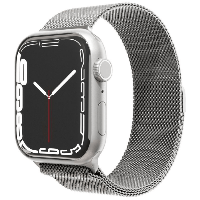 Ремешок Milanese «vlp» для Apple Watch 38/40/41мм, серебристый Ремешок Milanese «vlp» для Apple Watch 38/40/41мм, серебристый