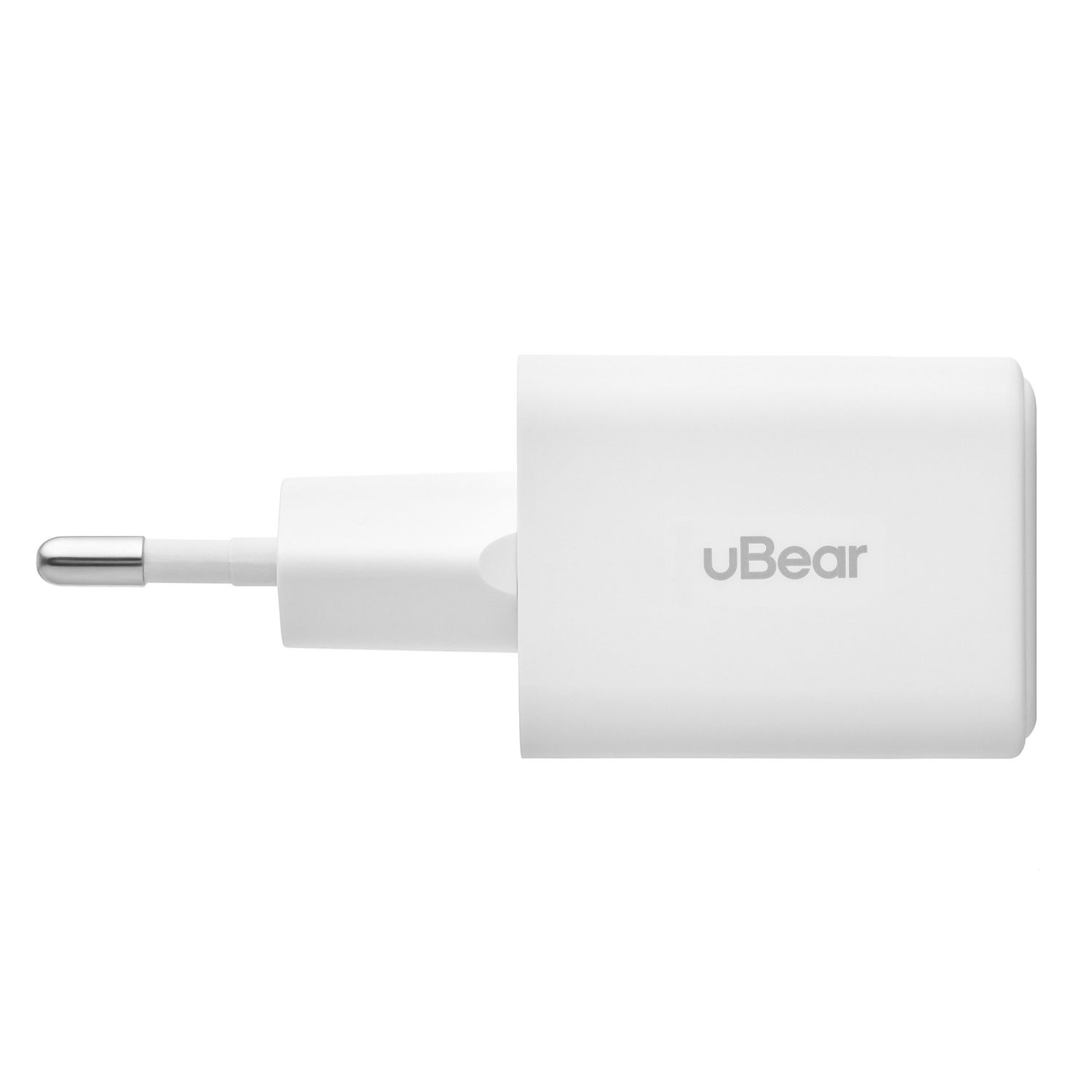 Сетевое зарядное устройство uBear Wall Charger Bridge USB-A/USB-C, 30W, белый