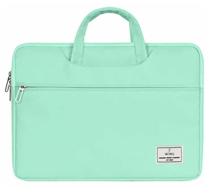 Сумка WiWu VIVI Laptop Handbag для MacBook 15.6, зеленая Сумка WiWu VIVI Laptop Handbag для MacBook 15.6, зеленая