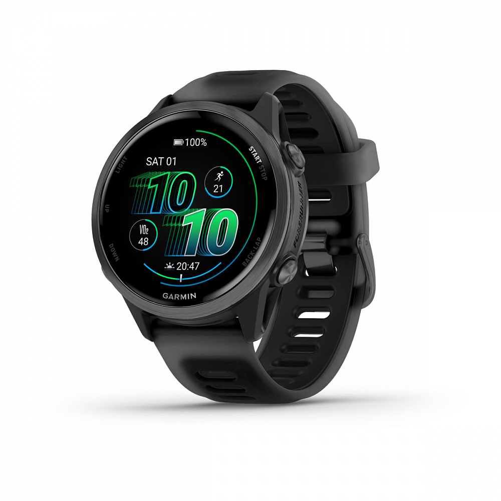Умные часы Garmin Forerunner 570 42 Slate Gray with Black/Translucent Black Silicone