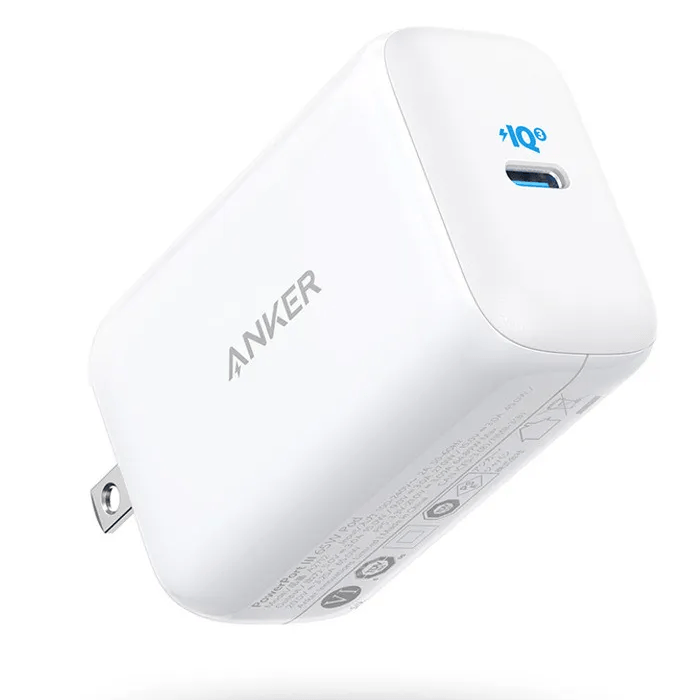 Сетевое зарядное устройство Anker PowerPort III USB-C, GaN, 65W, белый