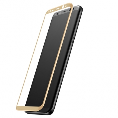 Защитное стекло 3D для Samsung S8+ Gold Защитное стекло 3D для Samsung S8+ Gold
