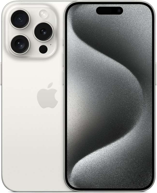 Смартфон Apple iPhone 15 Pro 128Gb White Titanium (1 sim + eSIM) Смартфон Apple iPhone 15 Pro 128Gb White Titanium (1 sim + eSIM)
