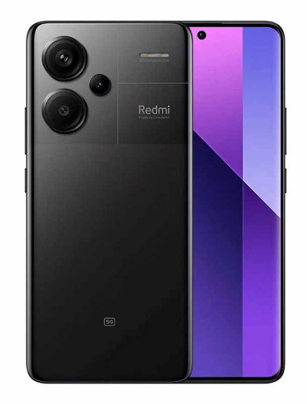 Смартфон Xiaomi Redmi Note 13 Pro Plus 5G 12/512Gb Midnight Black (небольшое пятно в верхней части дисплея) - Б/У