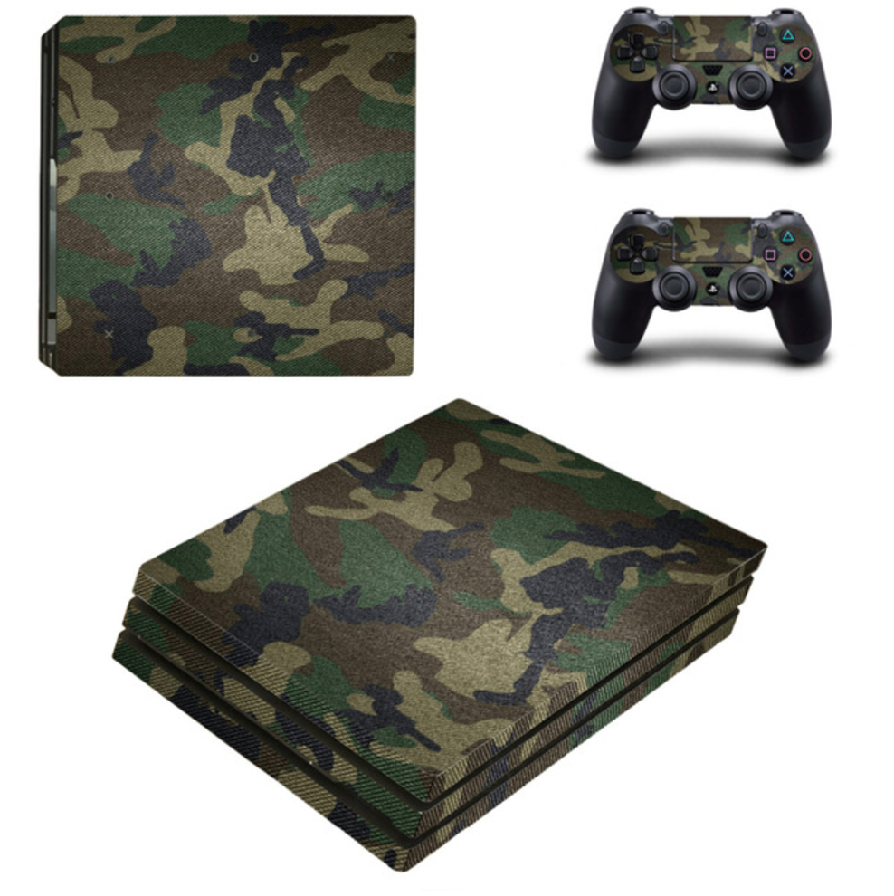 Декоративная наклейка для PlayStation 4 PRO - ХАКИ