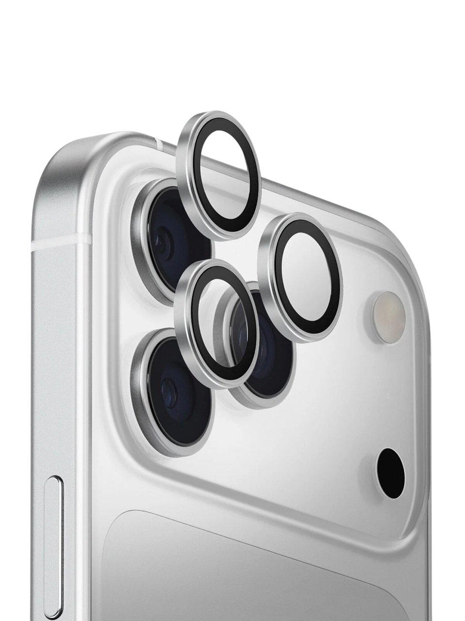 Защитное стекло Uniq OPTIX Camera Lens AluGuard Sterling Silver на камеру для iPhone 17 Pro/17 Pro Max Защитное стекло Uniq OPTIX Camera Lens AluGuard Sterling Silver на камеру для iPhone 17 Pro/17 Pro Max