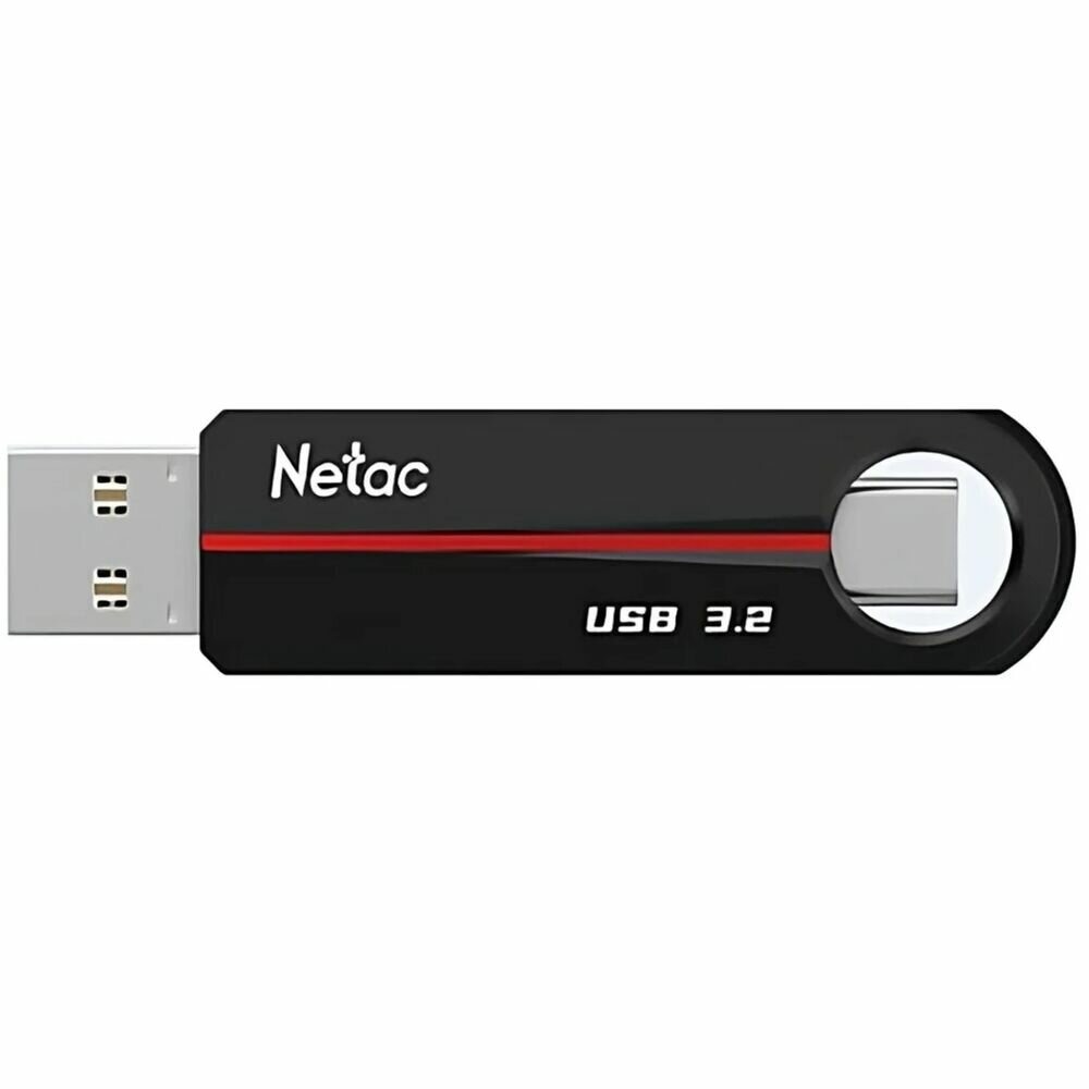Флеш-накопитель USB 3.2 256GB Netac US18 Dual чёрный (USB 3.0/3.2 + Type C)