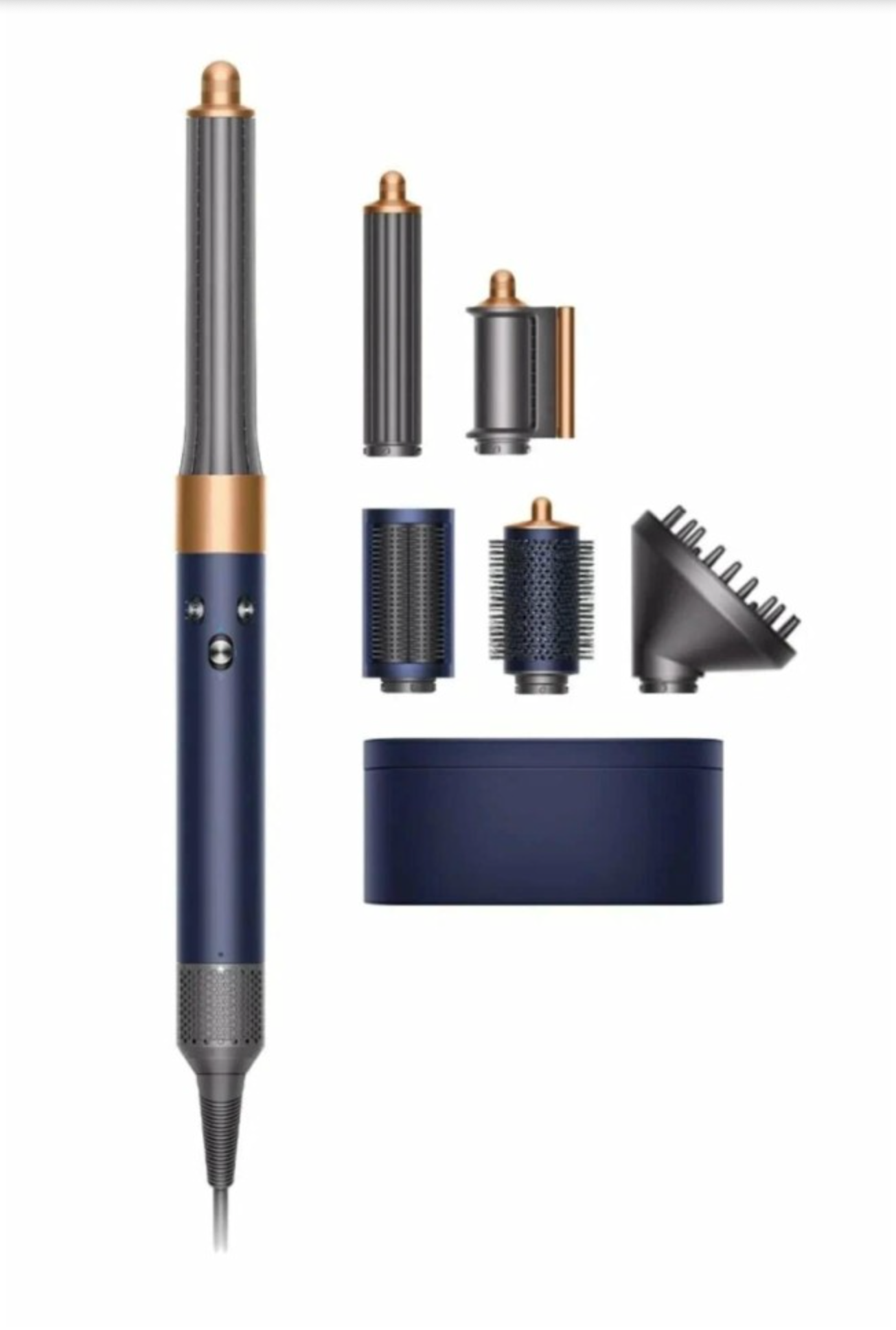 Стайлер Dyson Airwrap Complete Long Diffuse HS05 (Prussian Blue) - Подарочный кейс для хранения