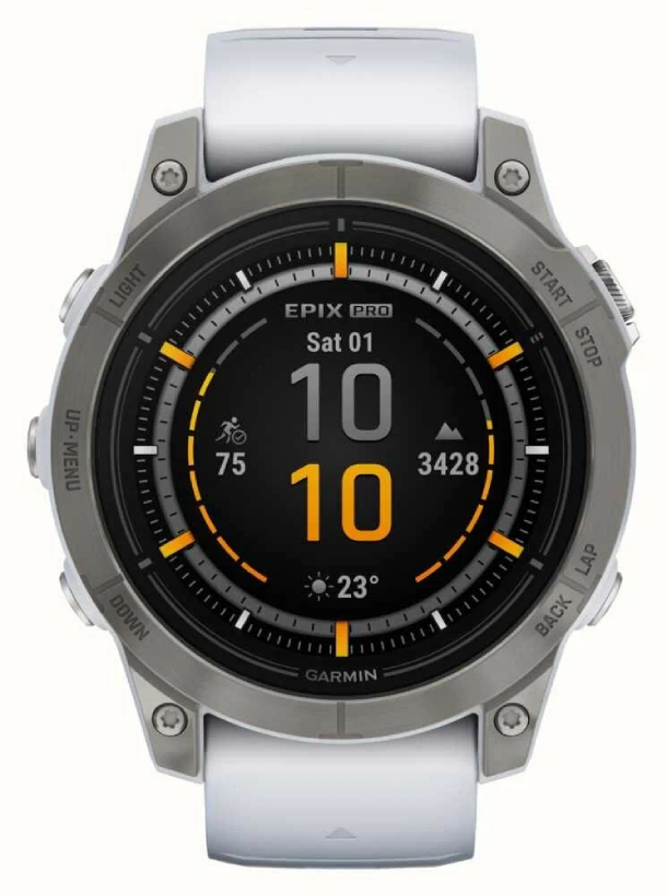 Умные часы Garmin Epix Pro Gen 2 Sapphire White 47mm