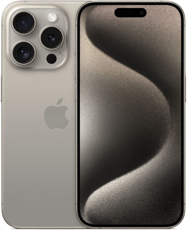 Смартфон Apple iPhone 15 Pro 256Gb Natural Titanium (1 sim + eSIM) Смартфон Apple iPhone 15 Pro 256Gb Natural Titanium (1 sim + eSIM)