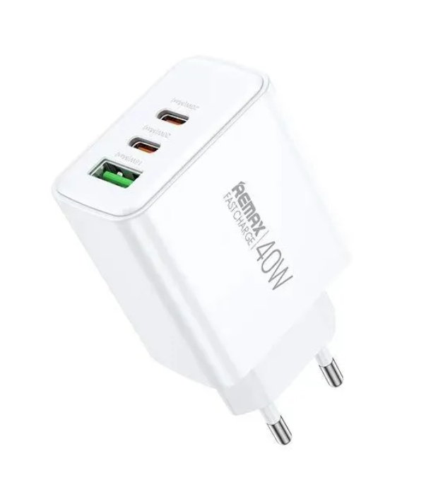 Сетевое зарядное устройство Remax RP-U123 40W White