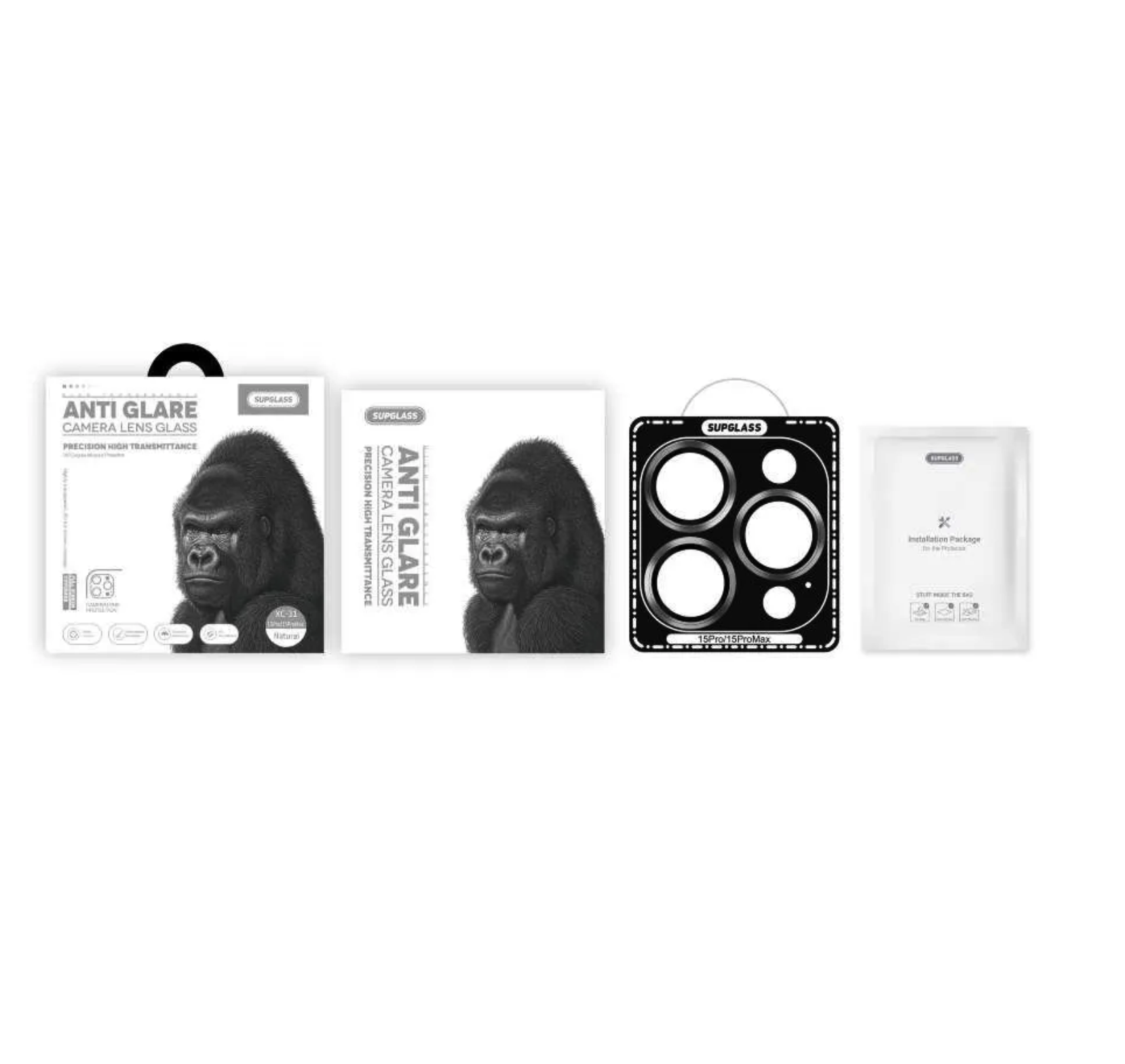 Защитные линзы SupGlass Camera lens glass Anti Glare SG-34 17 Air Transparent