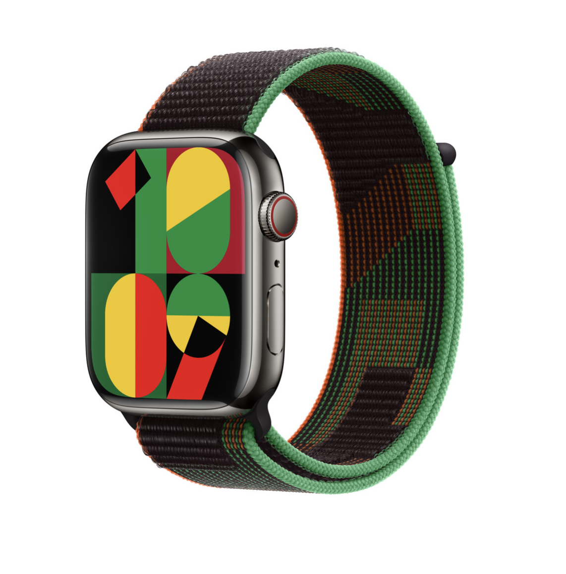 Ремешок Apple для Apple Watch 45mm Black Unity Sport Loop