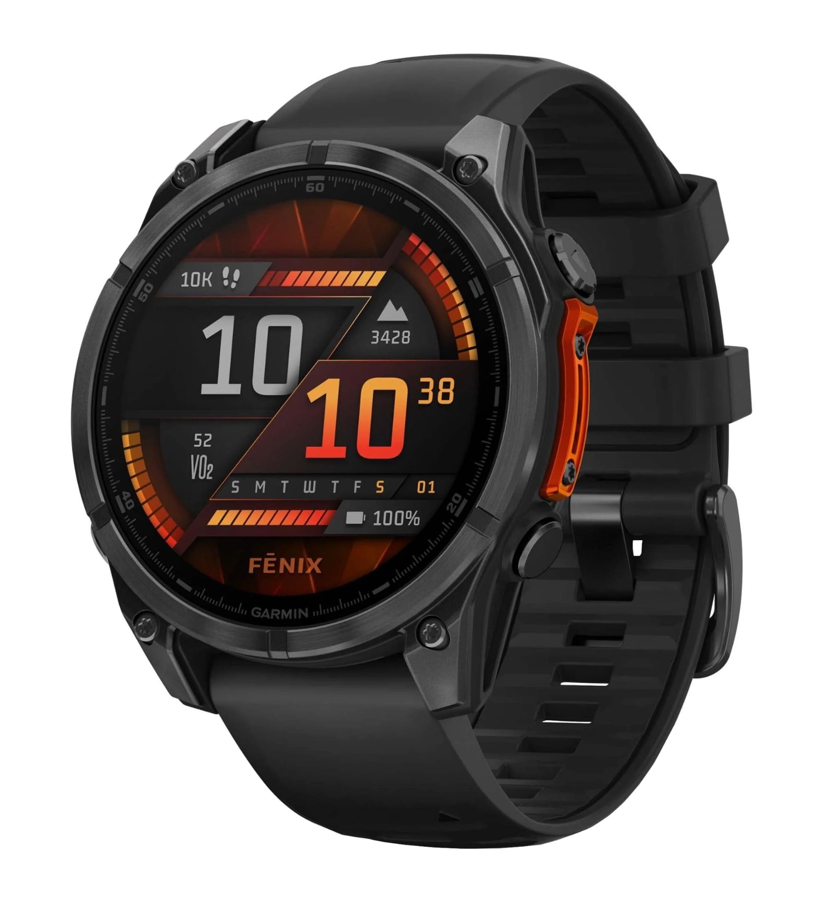 Умные часы Garmin Fenix 8, 47 мм, AMOLED, Slate Gray with Black silicone band Умные часы Garmin Fenix 8, 47 мм, AMOLED, Slate Gray with Black silicone band