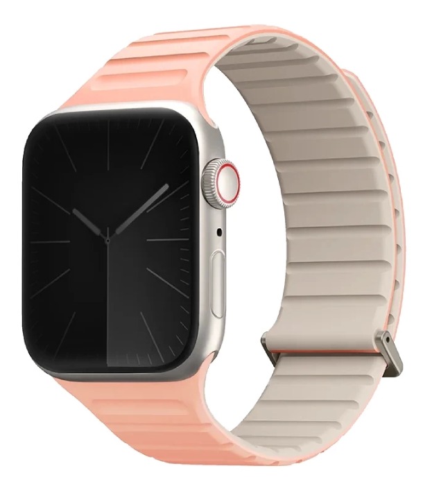 Ремешок Uniq Revix EVO reversible Magnetic Caspian Crepe Pink/Ivory для Apple Watch 38/40/41мм