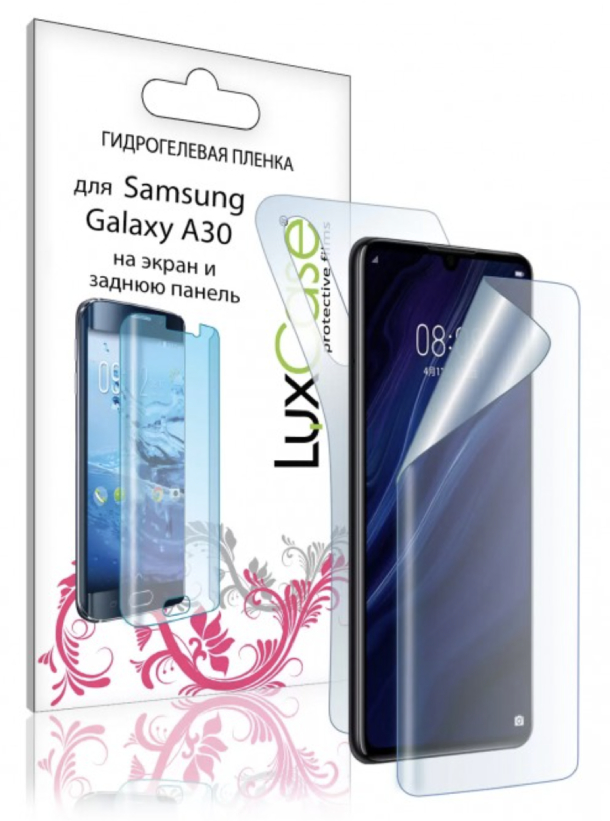 Защитная пленка LuxCase на дисплей для Samsung Galaxy A30 Front&Back прозрачная Защитная пленка LuxCase на дисплей для Samsung Galaxy A30 Front&Back прозрачная