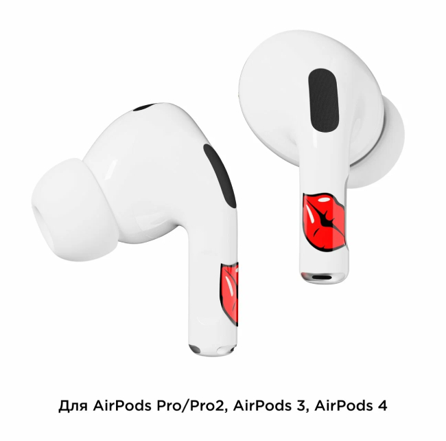Наклейки "vlp" Easy Art для AirPods 4, kiss