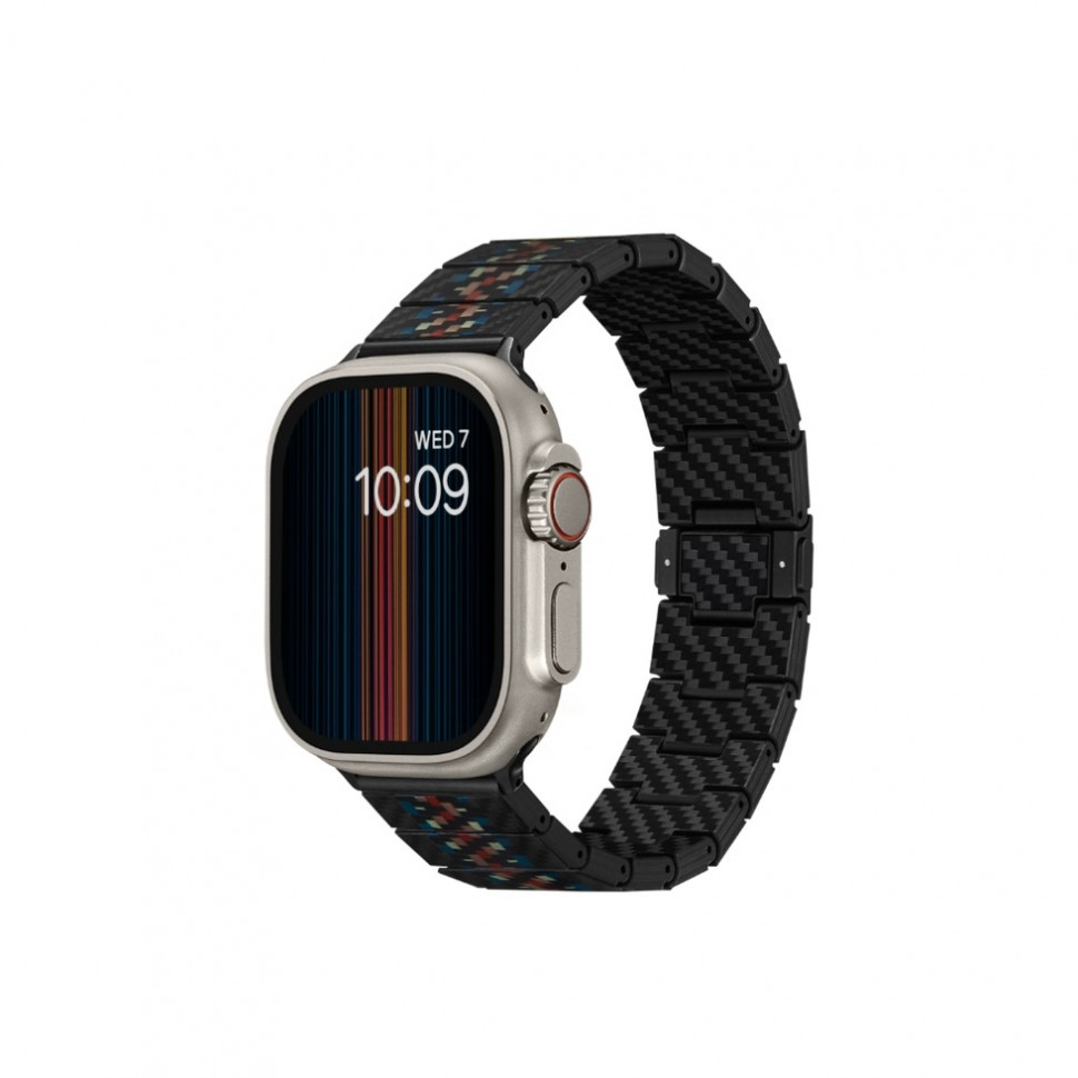Браслет PITAKA Carbon Link серия Modern Rhapsody для Apple Watch (38/40/41/42/44/45/49MM.)