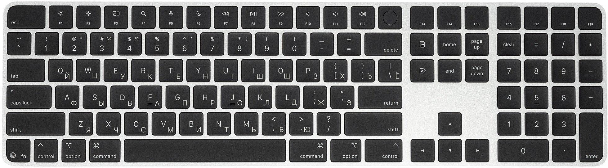 Клавиатура Apple Magic Keyboard Touch ID Numeric Keypad Black