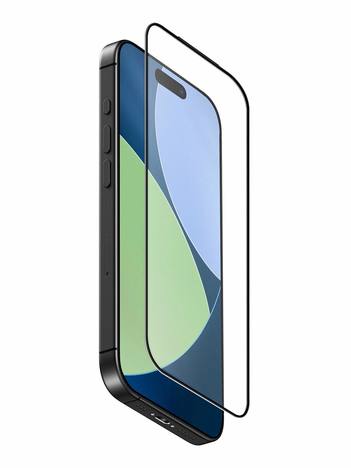 Защитное стекло Uniq для iPhone 17 Pro OPTIX Matte Anti-Dust filter Black (+installer)