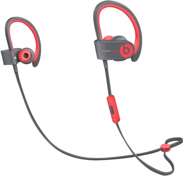 Спортивные беспроводные наушники Beats Powerbeats 2 Wireless Red Active collection - повреждена кнопка громкости