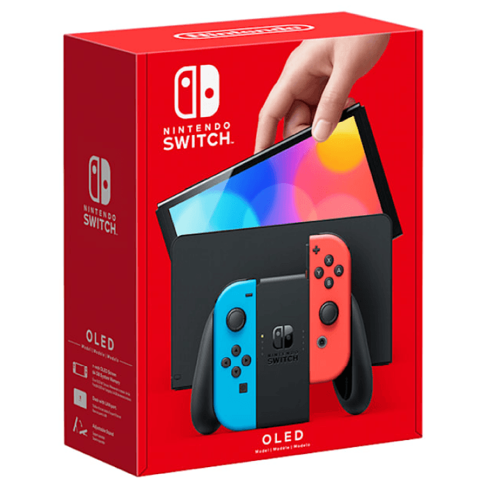 Портативное игровое устройство Nintendo Switch OLED Neon Blue/Neon Red