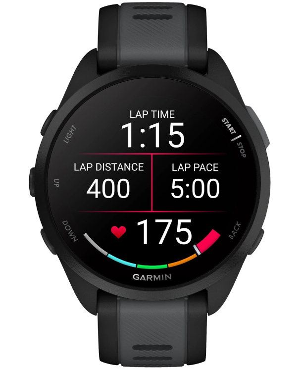 Умные часы Garmin ForeRunner 165 Music Black Slate Gray Умные часы Garmin ForeRunner 165 Music Black Slate Gray