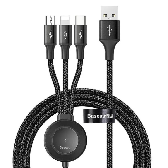 Кабель USB Baseus 4in1 для Watch & Micro & Type-C & Lightning Star Ring Series CA1T4-I0G