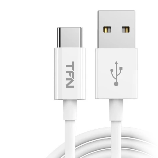 Кабель TFN USB-A - Type-C, TPE, белый, 1м