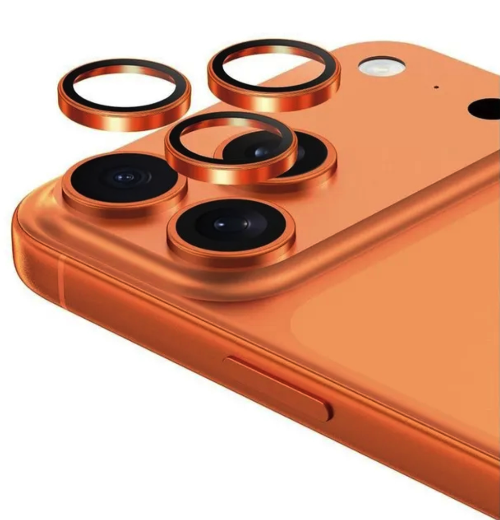 Защитные линзы Keephone SAPPHIRE PVD на камеру iPhone 17 Pro/17 Pro Max, Orange