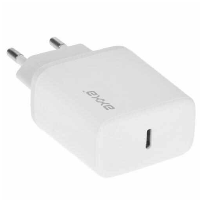 Сетевое зарядное устройство Axxa USB-C, PD, 25W, белый