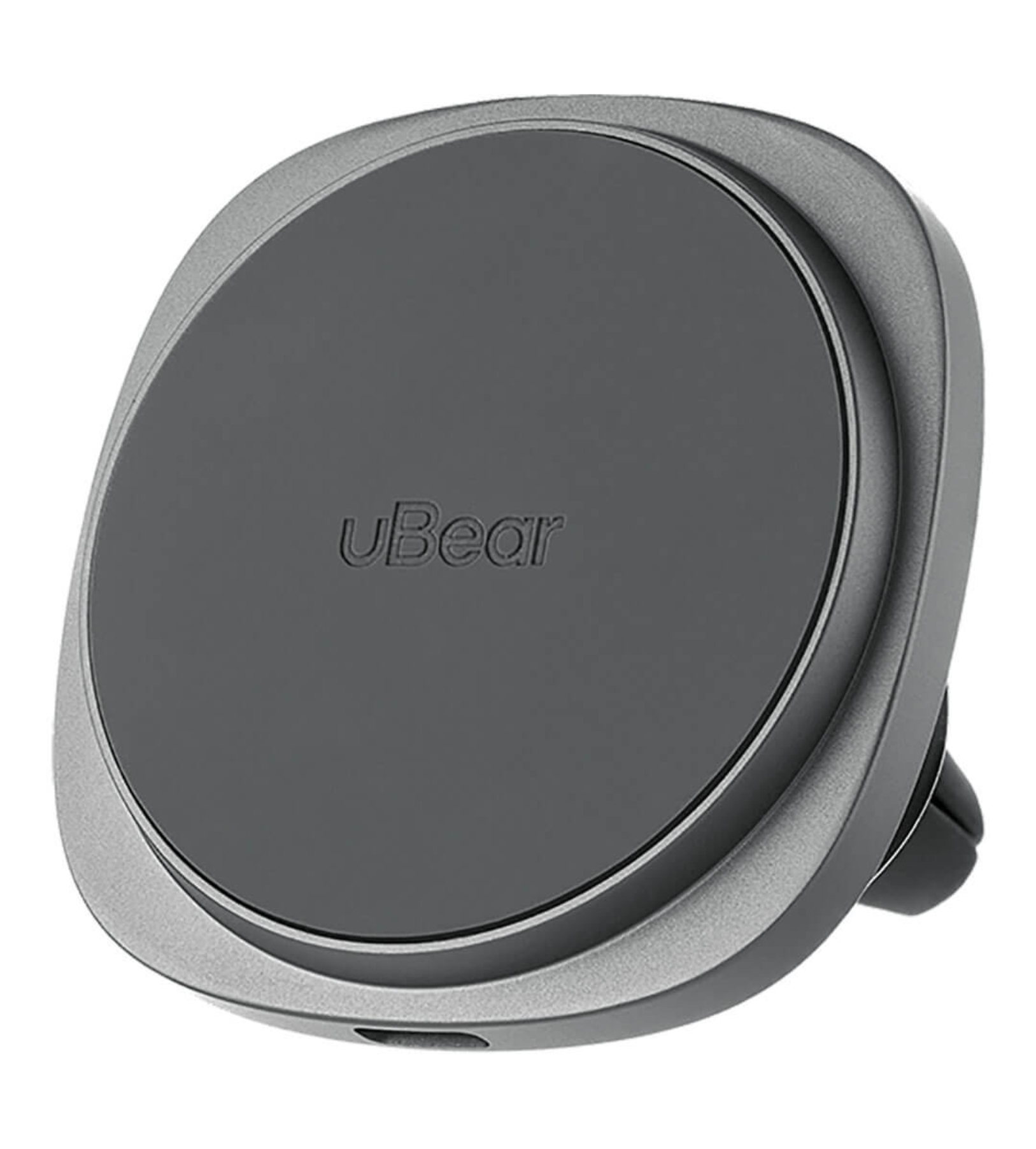 Автомобильный держатель uBear Way Magnetic Car mount with Wireless Charging Kevlar, чёрный Автомобильный держатель uBear Way Magnetic Car mount with Wireless Charging Kevlar, чёрный
