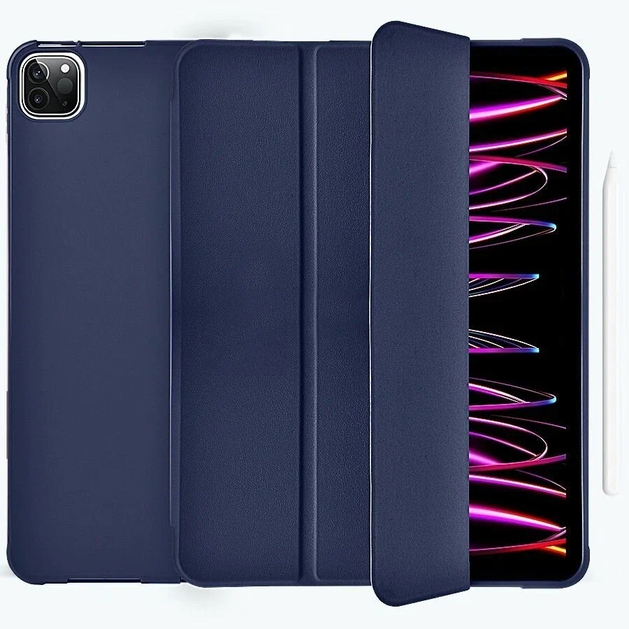 Чехол-книжка WiWU Classic 2 для iPad 10.9, темно-синий
