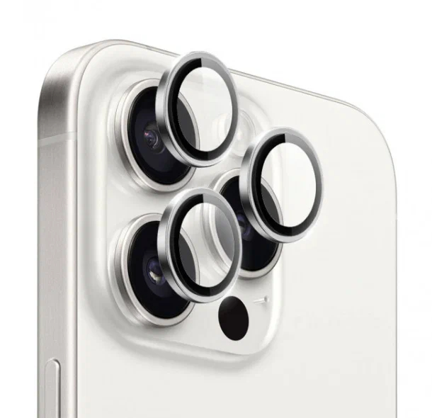 Защитные линзы Keephone Kevlar Lens на камеру iPhone 16 Pro Max, Desert Black Защитные линзы Keephone Kevlar Lens на камеру iPhone 16 Pro Max, Desert Black